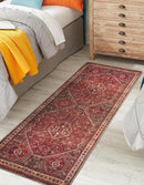 Keen Home Design 2x7 Rug - Machine Washable Runner Rug with Non-Slip Backing, Ideal for Hallway, Entryway, Kitchen, Laundry Room - Vintage, Easy Clean, Durable, Low Pile Rug - (2'6" x 7') by CozyNest Decor