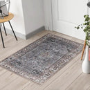 Keen Home Design 2x3 Rug - Machine Washable Entry Rug with Non-Slip Backing, Ideal for Enteryway, Kitchen, Bathroom, Laundry Room - Vintage, Easy Clean, Durable, Low Pile Rug - (2' x 3') by CozyNest Decor