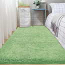 2x6 Runner Rug for Bedroom: Fluffy Shag Soft Washable Rugs Small Fuzzy Plush Indoor Carpet for Hallway Bedside Dorm Kids Girls Boys Room (Sage Green, 2'x6') by TinyTreasures Baby Boutique