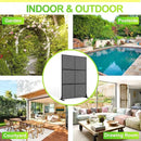 Outdoor Privacy Screen,72" H×47" W Metal Privacy Screen, Freestanding Privacy Fence Panels for Patio by GreenHaven Gardens