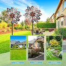 Wind Spinners for Outdoor Yard Decor, 360 Degrees Swivel Outdoor Metal Wind Spinner, 62" Wind Sculptures Garden Decor for Patio Lawn Yard by GreenHaven Gardens