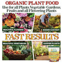 Organic Plant Food with Beneficial Microbes, Fast Acting Vegan Fertilizer for Vegetable Garden, Outdoor & Indoor Plant Fertilizer, Miracle Growth for Plants Concentrated Value 125GR Makes 30 gallons by GreenHaven Gardens
