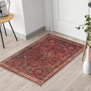 Keen Home Design 2x3 Rug - Machine Washable Entry Rug with Non-Slip Backing, Ideal for Enteryway, Kitchen, Bathroom, Laundry Room - Vintage, Easy Clean, Durable, Low Pile Rug - (2' x 3') by CozyNest Decor