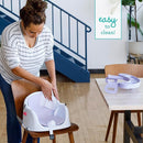 Infantino Music & Lights 3-in-1 Discovery Seat & Booster, Toddler Booster Seat for Dining Table or Kitchen Chair, Baby Activity Center & Snack Tray, Lavender by TinyTreasures Baby Boutique