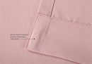 MIUCO Blackout Curtains Room Darkening Textured Grommet Window Curtains for Nursery Curtains 2 Panels 52x95 Inch Pink by TinyTreasures Baby Boutique