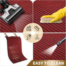 Yimobra Front Door Mat Outdoor Indoor Entrance, 100% Waterproof All-Season All Weather Doormat, Welcome Matt Outside Entry, Non Slip, Low Profile, Heavy Duty Patio Porch Floor Mats,47 x 24,Black Red by CozyNest Decor