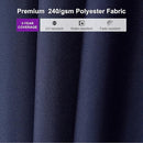 PURPLE LEAF 10' × 10' Patio Cantilever Umbrella with Base Outdoor Square Adjustable Offset Umbrellas with 360-degree Rotation and 8 Heavy Duty Metal Ribs for Garden Deck Pool Navy Blue by GreenHaven Gardens
