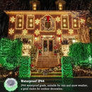 KNONEW 403ft 1000 LED Christmas String Lights Outdoor 8 Modes & Timer Fairy Light Plug in Waterproof LED Fairy Lights for Xmas Yard Tree Wedding Party Holiday Decorations (Green) by GreenHaven Gardens