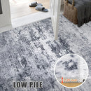 9x12 Area Rug Living Room Rug: Washable Modern Abstract Soft Thin Rug Indoor Floor No Slip Stain Resistant Carpet for Bedroom Dining Room Farmhouse Nursery Home Office - Grey by TinyTreasures Baby Boutique
