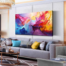 GUGIKA Abstract Wall Art for Living Room, Colorful Canvas Wall-Art for Bedroom, Print, 29x59 Inches by CozyNest Decor
