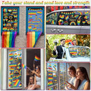 9 Sheets LGBT Rainbow Window Clings, Pride Decorations Window Cling, Gay Love Heart Stickers, Double-Side Pride Wall Clings Decals for Pride Day LGBTQ Rainbow Party Parades Supplies Decor by CozyNest Decor