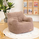 Bean Bag Chair with Filler, Bean Bag Sofa with Tufted Soft Stuffed Filling, Fluffy and Lazy Sofa, Comfy Cozy BeanBag Chairs with Memory Foam for Dorm, Apartment, Living Room (Pink) by CozyNest Decor