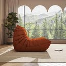 Bean Bag Chair, Oversized Bean Bag Chair for Living Room, Fireside Chair for Adults with Memory Foam Filled, Big Accent Sofa Lounge Floor Sofa for Gaming, Reading, Relax, No Assembly Required(Orange) by CozyNest Decor