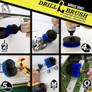 Pool Accessories - Cleaning Supplies - Drill Brush - 5 Piece Spin Brush Pool Cleaning Kit - Pool Supplies - Slide - Deck Brush - Hot Tub - Spa - Pond Liner - Pool Brush - Carpet Cleaner by CozyNest Decor
