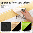 HX&OD Extra Large Picnic Outdoor Blanket, 80”x60” Waterproof Picnic Mat Foldable Camping Blanket Portable with Carry Strap for Beach Mat Outdoor Camping Party(Yellow) by TinyTreasures Baby Boutique