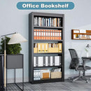Bookcase, 5-Shelf Industrial Bookshelf, Large Storage Space, Adjustable Bookshelves, Perfect for Living Room, Home Office, Garage, Ideal for Home Office Upgrade by CozyNest Decor