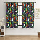 Kids Teen Graffiti Space Blackout Curtains - 100% Blackout, Thermal Insulated, Noise Reducing, Perfect for Kids Room and Nursery, 2 Panels (Graffiti Space Vibes, W52×L63) by TinyTreasures Baby Boutique