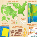 Imagimake Mapology Physical Features USA Puzzle | Mountains, National Parks, Rivers & Lakes 3D Puzzle Toys for Ages 8-13 | Educational Toys | Classroom Must-Haves | Back to School Gifts for Kids 6-12 by TinyTreasures Baby Boutique