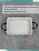 FANKANG Storage Bins, Nursery Hamper Canvas Laundry Basket Foldable with Waterproof PE Coating Large Storage Baskets for Kids Boys and Girls, Office, Bedroom, Clothes,Toys(Rec-Easter egg） by TinyTreasures Baby Boutique