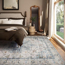 8x10 Area Rugs for Living Room: Washable Bedroom Rug Boho Vintage Rugs Stain Resistant Non Slip Low Pile Soft Lightweight Carpet for Kitchen Dining Room Farmhouse Nursery Kids Room Home Office by TinyTreasures Baby Boutique