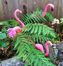 GIFTEXPRESS Pink Flamingos Yard Decorations - 2 Pack Extra Large 24" Tall Plastic Flamingo Statue w/Metal Stakes - Lawn Ornaments & Garden Decor for Outdoor Parties by GreenHaven Gardens