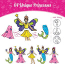 Imagimake Window Art Princess | Suncatcher Kit | Arts and Crafts for Kids Ages 8-12 | Girls Toys Age 6-8 | Unicorn Gifts for Girls Age 6-8 | 5 Year Old Girl Gift | 8 Year Old Girl Birthday Gift by TinyTreasures Baby Boutique