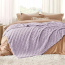 Bedsure GentleSoft King Size Blanket for Bed - Super Soft Cozy Blankets for Women Men Girls, Large Fuzzy Fleece Throw for Bedroom Decor, Lavender Fog,108x90 Inches by CozyNest Decor