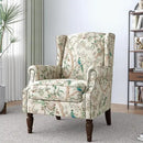 Lumibee High Back Accent Chair, Armchair in Fabric,Comfy Upholstered Wingback Single Sofa Reading Chair with Solid Wood Legs for Living Room,Bedroom,Office-Bird by CozyNest Decor