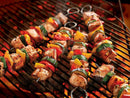 12 Inch Long Metal BBQ Kabob, Stainless Steel Skewers Shish Kebab Skewers 30 Pack (12Inch BBQ Skewers-30p) by GreenHaven Gardens