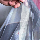 Enovoe Mosquito Net for Stroller and Baby Crib - Durable Mesh Bug Net Cover with Elastic Edge - Fits Strollers, Bassinets, Playards, and Mini Cribs - Travel Essential for Newborns - 63x64-Inch (White) by TinyTreasures Baby Boutique