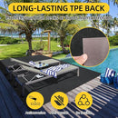 Marine Carpet, 5 FT x 20 FT Black Indoor/Outdoor Carpet, 0.2" Thick, Non-Slip, Waterproof, Machine Made, High Pile, Rectangular Area Rug by CozyNest Decor