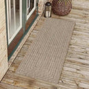 Adiva Rugs Outdoor Indoor Area Rug, Weather Resistant, Easy to Clean, Stain Resistant Floor Mat for Dining Room, Backyard, Deck, Patio (Natural Beige, 2'6" x 7') by CozyNest Decor