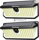 466LED 4000Lm Solar Lights Outdoor Waterproof for Security, 270° Angle & 3 Lighting Modes Motion Sensor Outdoor Lights IP68 Solar Light for Fence Garden Backyard Flood Dusk Garage 2pack by GreenHaven Gardens