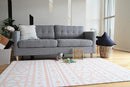 Cushmat Stylish Reversible Foam Play Mat (Large, Crystals - Gray Pink) - Soft, Waterproof, Durable Play mat for Infants, Babies, Toddler, Kids & Grownup - 6.5ft x 4.5ft by TinyTreasures Baby Boutique