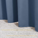 NICETOWN Room Darkening Curtains 108 inch Length - Grommet Thermal Insulated Window Treatments Solid Panels for Living Room/Bedroom/Villa, Stone Blue, W52 x L108, 1 Pair by TinyTreasures Baby Boutique