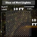 Eueasy LED Net Lights, 270 LED 10x10FT with Timer & 8 Lighting Modes, Outdoor Net Lights for Gazebo, Bush, Wedding, Holiday by GreenHaven Gardens