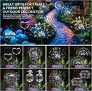 Garden Decor Solar Lights Outdoor,2Pack 120LED Waterproof Cold White Solar Garden Lights Your Outdoor Decoration,Yard, Patio, Porch,Flower Pot,Pathway,Christmas by GreenHaven Gardens