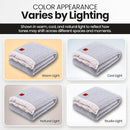 Gold Case Throw Blanket for Bed – 100% Recycled Turkish Cotton Bed Blanket – Decorative Throw Cotton Blankets for Living Room & Bedroom – Woven Twin Blankets - 71x90 - Grey by CozyNest Decor