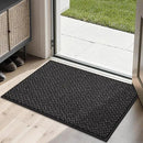 COSY HOMEER-Door-Mat 20" x 32" Non Slip Absorbent Entryway Rugs Dirt Trapper Doormats Washable Entrance Mats Low Pile Welcome Floor Mat for Front Back Door and Entry Mats,Black by CozyNest Decor