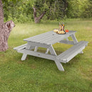 highwood Hometown Picnic Table, 6 Foot, Harbor Gray by GreenHaven Gardens
