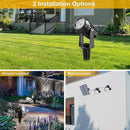 Solar Spot Lights Outdoor, Solar Landscape Spotlights IP65 Waterproof 9.8ft Cable,Auto On/Off Outdoor Wall Lights for Garden Yard Driveway Porch Walkway Pool (6000K White) by GreenHaven Gardens