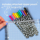 Fashion Angels Fashion & Accessory Design Sketch Set, Includes Sketch Pad with Stickers & Markers, Ultimate Fashion Design Sketch Book for Girls by TinyTreasures Baby Boutique