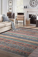 Keen Home Design 5x7 Rug - Machine Washable Area Rug with Non-Slip Backing, Ideal for Living Room, Dining Room, Bedroom - Vintage, Easy Clean, Durable, Low Pile Rug - (5' x 7') by CozyNest Decor