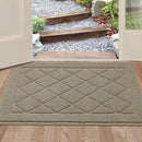 BEQHAUSE Dirt Trapper Door Mat 24" x 36", Doormat Non-Slip Entryway Rugs Washable, Dog Door Mat Stain Resistant and Absorbent Welcome Floor Mat for Front Back Door, Muddy Wet Shoes & Paws, Beige by CozyNest Decor