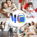 Mini Karaoke Machine for Kids Adults, Portable Karaoke Microphone Singing Speaker Bluetooth Karaoke Player with 2 Wireless Mic, Birthday Gifts for Girls Boys 4-12 Year Old, Family Home Party(DeepBlue) by TinyTreasures Baby Boutique