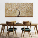 TAIJXAGSG Canvas Wall Art Decor Gold Tree Flower Wall Art Gold Tree Of Life Abstract Wall Decor Painting Pictures Botanical Wall Art For Living Room Bedroom Home Office Artwork 24"X 48" by CozyNest Decor