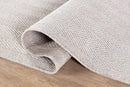CAMILSON Easy Jute Rug 4x6, Indoor Outdoor Off-White Color Fiber Area Rugs for Living Room Patio and Kitchen Rug Herringbone Seagrass Woven Design Easy-Cleaning Washable Outside Carpet Alfombras 4 x 6 by CozyNest Decor