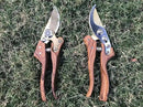 Garden Shears, Japanese Floral branch cutters, Snips for Gardening, Flower scissors Florist clippers, Hand Held Pruners for Gardening Heavy Duty, Pruning shears for garden (Wood grain) by GreenHaven Gardens