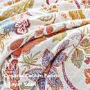 Boho Throw Blanket, 100% Organic Cotton Breathable Ultra Soft Bed Quilt Throw - All Season Floral Bird Butterfly Farmhouse Decor Blanket for Sofa Couch Chair and Gift. 60" x 80" by CozyNest Decor