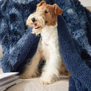 Bedsure GentleSoft Fluffy Tie Dye Navy Blue King Size Blanket for Bed, Thick Soft Sherpa Faux Fur Fleece Bedding Fuzzy Plush Winter Warm Large King Blanket, Cozy Blue Gifts for Men Women, 108x90 by CozyNest Decor